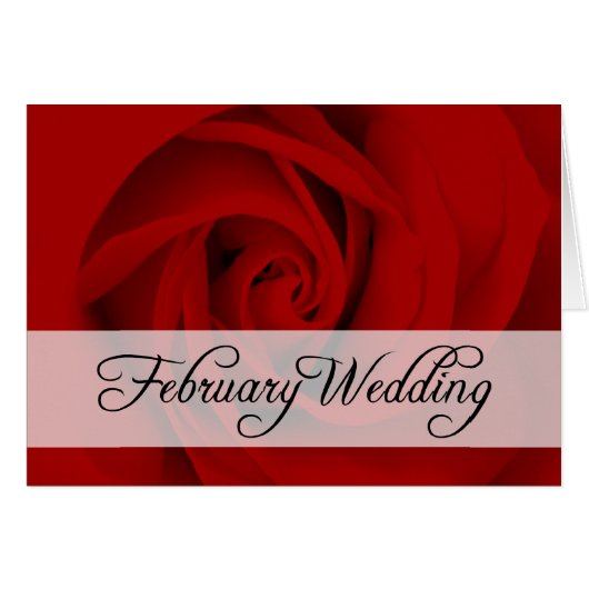 Februar Hochzeit : Rose der Saison: (Vorderseite (Horizontal))