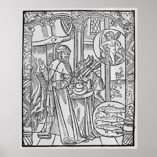 Februar, Innenbereich, Aquarius Poster (Vorne)