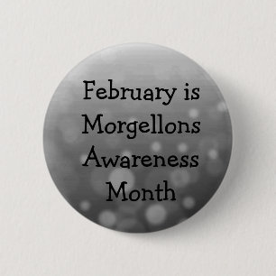 Februar ist der Morgellons-Aufklärungsmonat Button