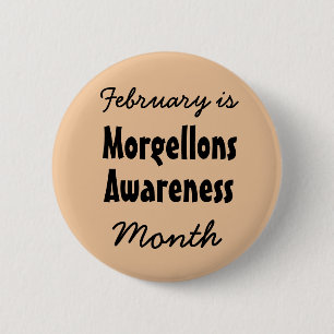 Februar ist der Morgellons-Aufklärungsmonat Button