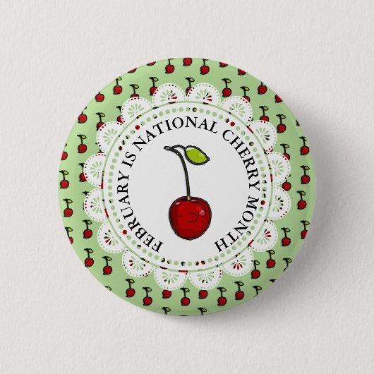 Februar ist der Nationalkirchmonat Button (Vorderseite)