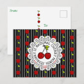 Februar ist die Postkarte für den nationalen Kirch (Vorne/Hinten)