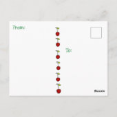 Februar ist die Postkarte für den nationalen Kirch (Rückseite)