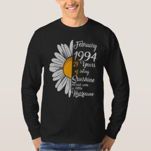 Februar Mädchen 1994 Shirt 29. Geburtstag Geschenk