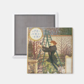 Februar Magnet (Vorderseite/Rückseite)