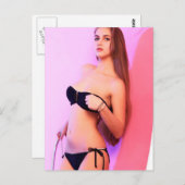 Februar-Modell des Monats Postkarte (Vorne/Hinten)