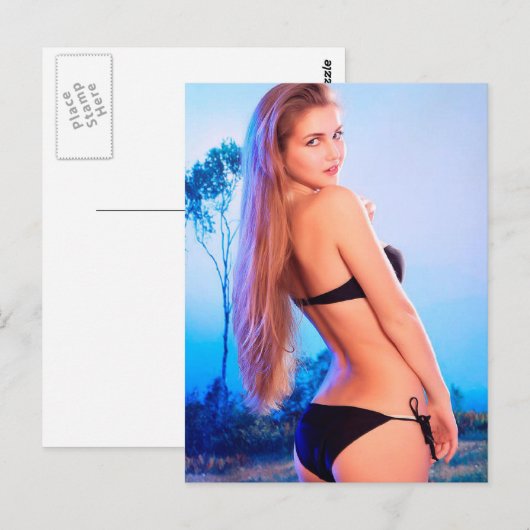 Februar-Modell des Monats Postkarte (Vorne/Hinten)