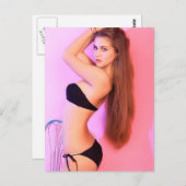 Februar-Modell des Monats Postkarte (Vorne/Hinten)