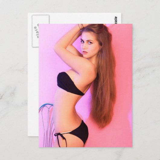 Februar-Modell des Monats Postkarte (Vorne/Hinten)