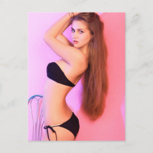 Februar-Modell des Monats Postkarte