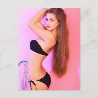 Februar-Modell des Monats Postkarte