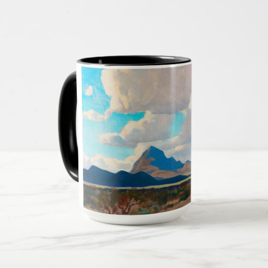 Februar Nachmittag, Tucson Mountains von Dixon Tasse (Vorderseite Links)