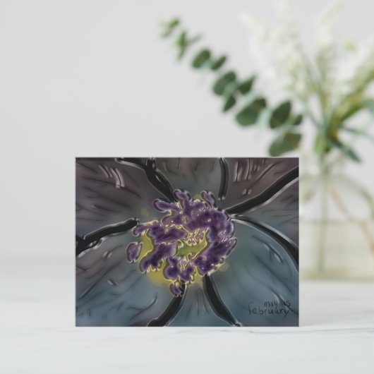 februar postkarte (Stehend Vorderseite)