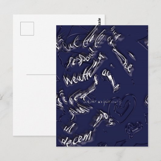 februar postkarte (Vorne/Hinten)