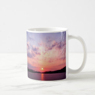 Februar-Sonnenuntergang Kaffeetasse