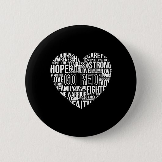 Februar tragen wir Männer Frauen Kinder - Herzerkr Button (Vorderseite)