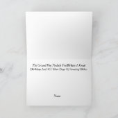 Februar, Valentine's, Ground Hog Geburtstagskarte Karte (Innenseite)