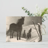 Februar von Grant Wood Dankeskarte (Stehend Vorderseite)