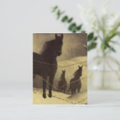 Februar von Grant Wood Postkarte (Stehend Vorderseite)