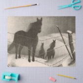 Februar von Grant Wood Seidenpapier (Basteln)