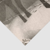 Februar von Grant Wood Seidenpapier (Detail)