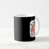 Februar Wir tragen das Bewusstsein für Rote Herzkr Kaffeetasse (VorderseiteRechts)