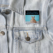 Februar wird Adoptiert, um einen Rettung des Kanin Button (Beispiel)