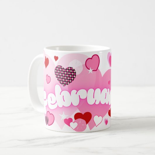 February 2026 Coffee Mug Kaffeetasse (Vorderseite Links)