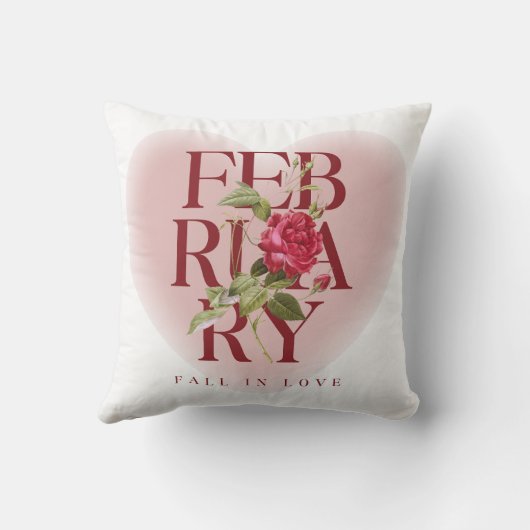 February Love Kissen (Rückseite)