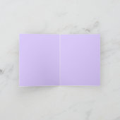 February Purple Agathina Emperor Butterfly Art Karte (Innenseite)