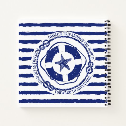 Febuoe und Starfish Notizbuch (Rückseite)