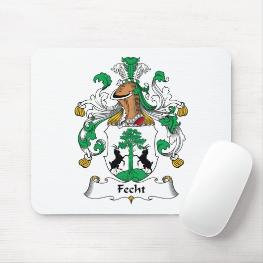 Fecht Familienwappen Mousepad (Mit Mouse)