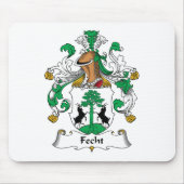 Fecht Familienwappen Mousepad (Vorne)