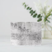 Fechtbrief von Dante von 'Die göttliche Komödie' Postkarte (Stehend Vorderseite)