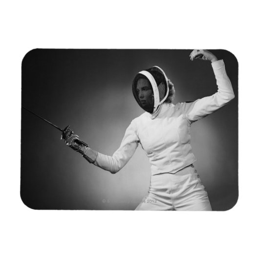 Fechten Frauen Magnet (Horizontal)