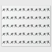 Fechten Geschenkpapier (Flach)