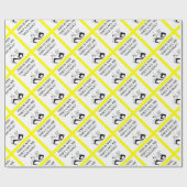 Fechten Geschenkpapier (Flach)