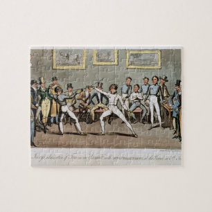 Fechten: Jerrys Bewunderung von Tom in einem Puzzle