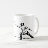 Fechten Kaffeetasse (VorderseiteRechts)