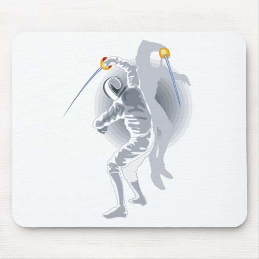 Fechten Mousepad (Vorne)