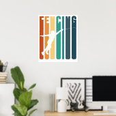 Fechten Poster (Heimbüro)