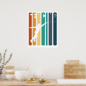 Fechten Poster (Küche)