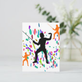 FECHTEN POSTKARTE (Stehend Vorderseite)