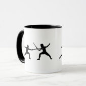 Fechten Tasse (Vorderseite Links)