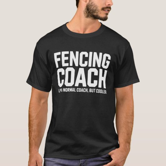 Fechter Fechtcoach T-Shirt (Vorderseite)