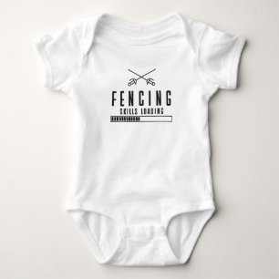 Fechter Kleinkind Fechten Fähigkeiten Laden Fechte Baby Strampler