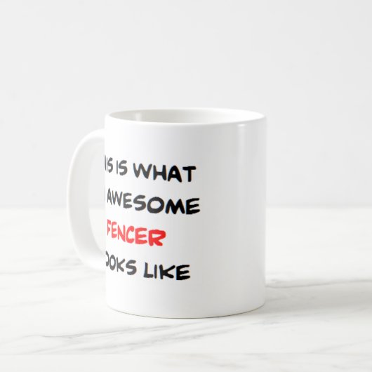 Fechter, phantastisch kaffeetasse (Vorderseite Links)