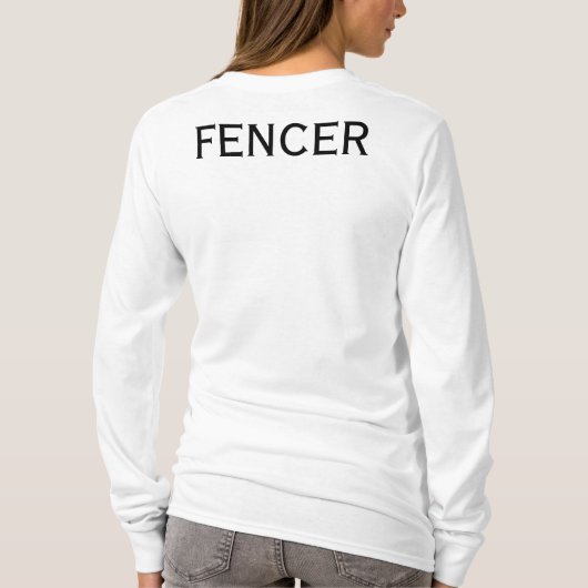 Fechter-T - Shirt (Rückseite)