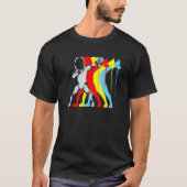 Fechtkunste Dabbing Epee Duel Fecht Fan Fechtkunst T-Shirt (Vorderseite)