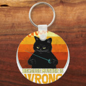 Fechtmordkatze Schlüsselanhänger (Vorderseite)